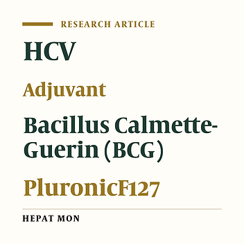 Immunization of Mice by BCG Formulated HCV Core Protein Elicited Higher Th1-Oriented Responses Compared to Pluronic-F127 Copolymer