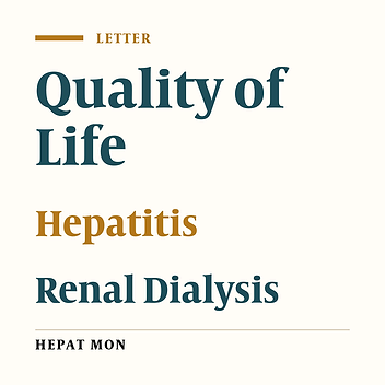 Cover image of the article: A Better Quality of Life in Hemodialysis Patients With Viral Hepatitis: Is it a Reality?