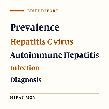 Occult Hepatitis C Virus Infection in Patients With Autoimmune Hepatitis
