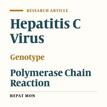 Molecular Epidemiology of Different Hepatitis C Genotypes in Serum and Peripheral Blood Mononuclear Cells in Jahrom City of Iran