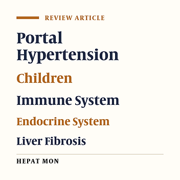 Portal Hypertension as Immune Mediate Disease