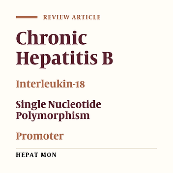Interleukin-18 Gene Promoter Polymorphisms and Susceptibility to Chronic Hepatitis B Infection: A Review Study