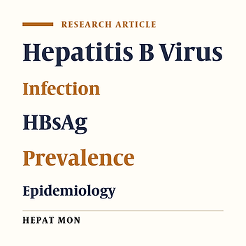 A Population Based Study on Hepatitis B Virus in Northern Iran, Amol