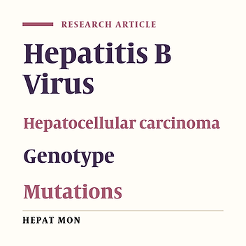 Hepatitis B Virus Core Promoter Mutations in Patients With Chronic Hepatitis B and Hepatocellular Carcinoma in Bucharest, Romania