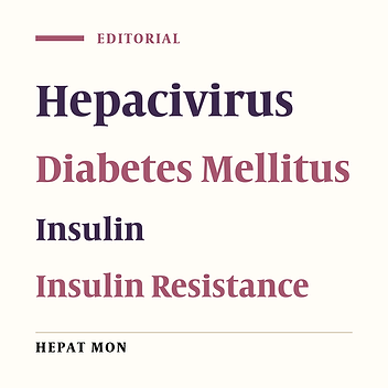 Insulin Resistance Provides the Connection Between Hepatitis C Virus and Diabetes