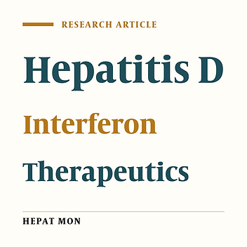 Pegylated Interferon α Therapy in Chronic Delta Hepatitis: A One-Center Experience