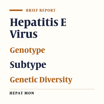 Genotype 4 Hepatitis E Virus Prevalent in Eastern China Shows Diverse Subtypes