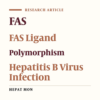 FAS and FAS-Ligand Promoter Polymorphisms in Hepatitis B Virus Infection