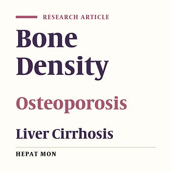 The Factors Affecting Bone Density in Cirrhosis