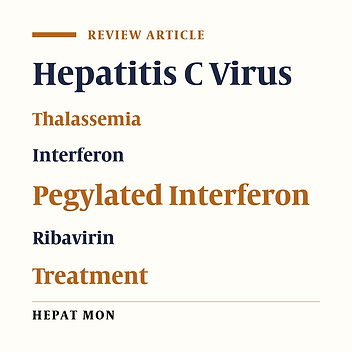 Safety and Efficacy of Adding Ribavirin to Interferon or Peginterferon in Treatment of Hepatitis C Infection in Patients With Thalassemia: A Systematic Review on Randomized Controlled Trials