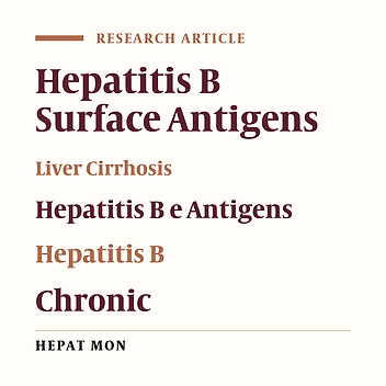 Low Serum Hepatitis B Surface Antigen Level Predicts Compensated Cirrhosis Caused by Chronic Hepatitis B in HBeAg Positive Patients in East China