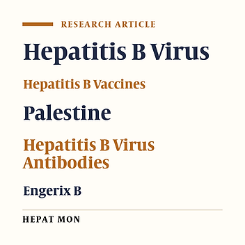 Persistence of Anti-HBs Among Palestinian Medical Students After 18 - 22 Years of Vaccination: A Cross-Sectional Study