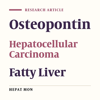 Plasma Osteopontin Level in Chronic Liver Disease and Hepatocellular Carcinoma