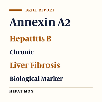 Serum Levels of Annexin A2 as a Candidate Biomarker for Hepatic Fibrosis in Patients With Chronic Hepatitis B