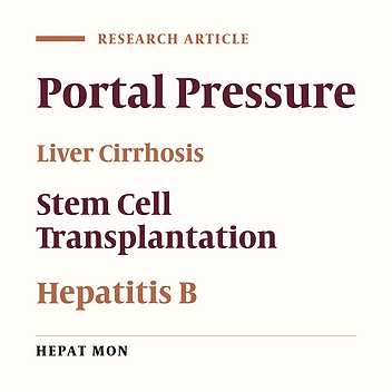 Autologous Peripheral Blood Stem Cell Transplantation Improves Portal Hemodynamics in Patients with Hepatitis B Virus-related Decompensated Cirrhosis