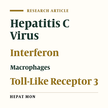 HCV dsRNA-Activated Macrophages Inhibit HCV Replication in Hepatocytes