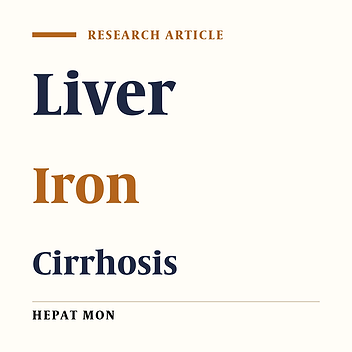 A Single Center Study Comparing the Stainable Iron Depositions in 1000 Explanted Cirrhotic Livers of Different Causes