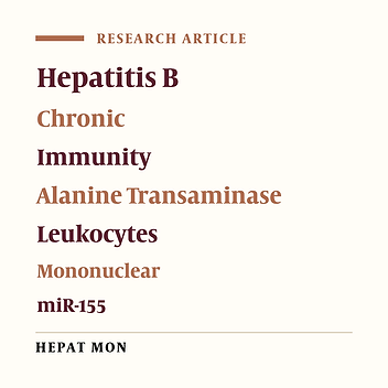 Expression of MicroRNA-155 is Downregulated in Peripheral Blood Mononuclear Cells of Chronic Hepatitis B Patients