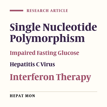 Genetic Polymorphism of CYP27B1-1260 as Associated With Impaired Fasting Glucose in Patients With Chronic Hepatitis C Undergoing Antiviral Therapy
