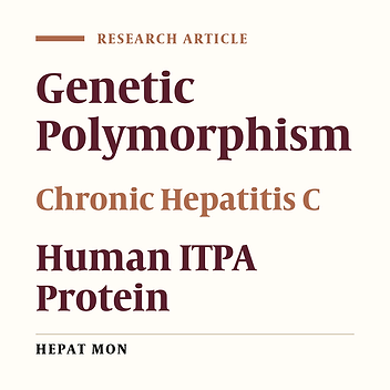The ITPA and C20orf194 Polymorphisms and Hematological Changes During Treatment With Pegylated-Interferon Plus Ribavirin in Patients With Chronic Hepatitis C