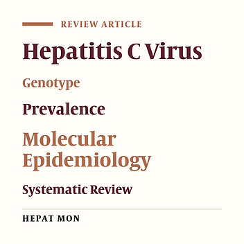 Prevalence of Hepatitis C Virus Genotypes Among Patients in Countries of the Eastern Mediterranean Regional Office of WHO (EMRO): A Systematic Review and Meta-Analysis