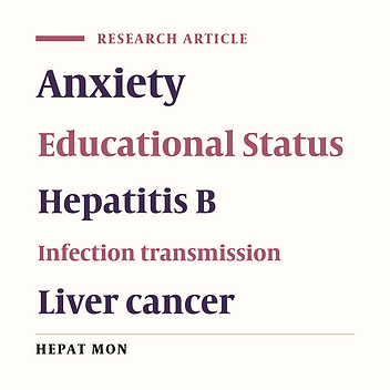 Hepatitis B-Related Concerns and Anxieties Among People With Chronic Hepatitis B in Australia