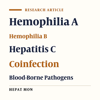Co-Infection of the Hepatitis C Virus With Other Blood-Borne and Hepatotropic Viruses Among Hemophilia Patients in Poland