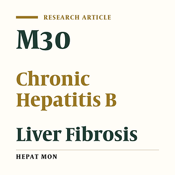 The Role of M30 in Predicting the Severity of Liver Fibrosis and Inflammation in Chronic Hepatitis B Patients