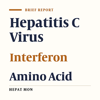 Improvement in the Amino Acid Imbalance in Hepatitis C Virus Infected Patients After Viral Eradication by Interferon Treatment