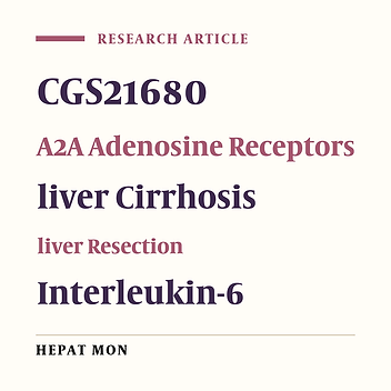 Protective Effects of Adenosine Receptor Agonist in a Cirrhotic Liver Resection Model