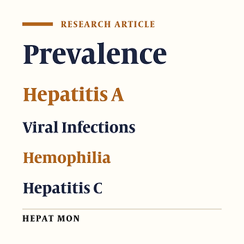 Cover image of the article: Vaccination Against Hepatitis A for Hemophilic Patients: Is It Necessary?