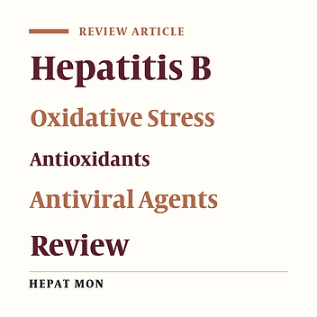 Hepatitis B and its Relationship With Oxidative Stress