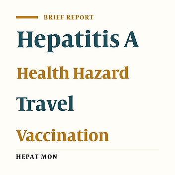 Hepatitis A Is a Health Hazard for Iranian Pilgrims Who Go to Holly Karbala: A Preliminary Report