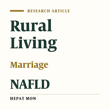 Rural Residency has a Protective Effect and Marriage is a Risk Factor for NAFLD