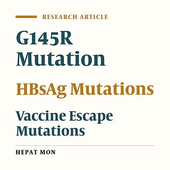 Impacts of the G145R Mutation on the Structure and Immunogenic Activity of the Hepatitis B Surface Antigen: A Computational Analysis