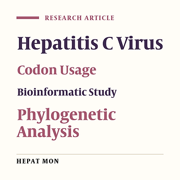 Retracted Article: Bioinformatic Analysis of Codon Usage and Phylogenetic Relationships in Different Genotypes of the Hepatitis C Virus