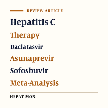 Daclatasvir-based Treatment Regimens for Hepatitis C Virus Infection: A Systematic Review and Meta-Analysis
