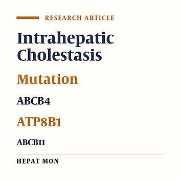Investigation of Common Variations of ABCB4, ATP8B1 and ABCB11 Genes in Patients with Progressive Familial Intrahepatic Cholestasis