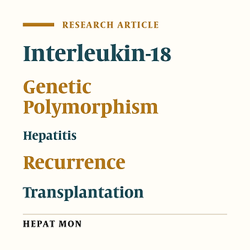Association of interleukin 18 gene promoter polymorphisms with HBV recurrence after liver transplantation in Han Chinese population