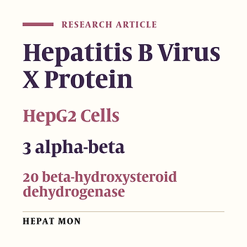 Hepatitis B Virus X Protein Up-Regulates AKR1C1 Expression Through Nuclear Factor-Y in Human Hepatocarcinoma Cells