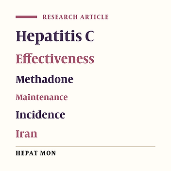 Effectiveness of Methadone Maintenance Treatment in Prevention of Hepatitis C Virus Transmission among Injecting Drug Users