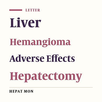 Embolization of Liver Hemangiomas