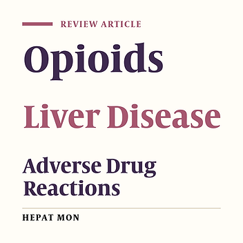 Opioid Drugs in Patients With Liver Disease: A Systematic Review