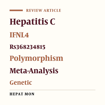 Interferon Lambda 4 Polymorphism Predicts Sustained Viral Response in Hepatitis C Virus Patients Irrespective of Hepatitis C Virus Genotypes, Ethnicity or Treatment Regimen: Results From a Meta-Analysis