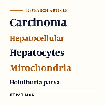 Selective Toxicity of Persian Gulf Sea Cucumber (Holothuria parva) and Sponge (Haliclona oculata) Methanolic Extracts on Liver Mitochondria Isolated from an Animal Model of Hepatocellular Carcinoma