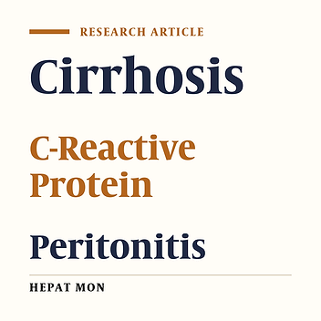 Serum C-Reactive Protein in Children with Liver Disease and Ascites
