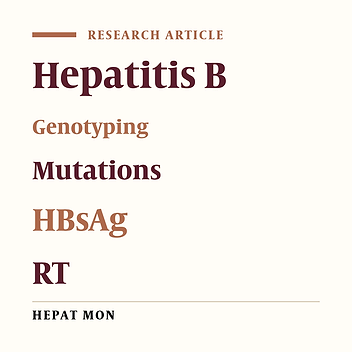 Genotyping and Mutation Pattern in the Overlapping MHR Region of HBV Isolates in Southern Khorasan, Eastern Iran