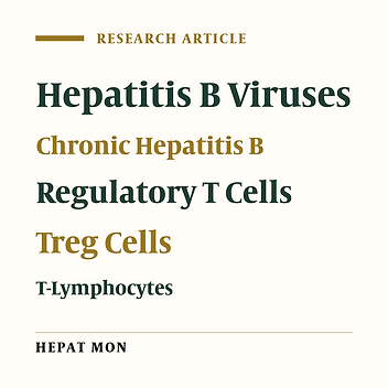 Manipulation of Regulatory Cells’ Responses to Treatments for Chronic Hepatitis B Virus Infection