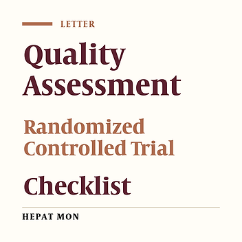 Reporting Quality Assessment of Randomized Controlled Trials Published in Hepatitis Monthly