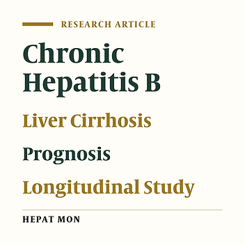 Predictive Factors in the Incidence of Cirrhosis in Chronic Hepatitis B Virus Infections
